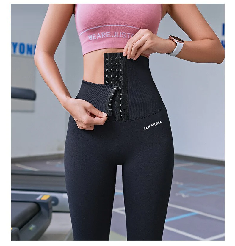 Compression Leggings | Supportive & Stylish Activewear-Black-S-State of Style
