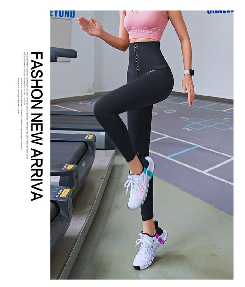 Compression Leggings | Supportive & Stylish Activewear-Black-S-State of Style