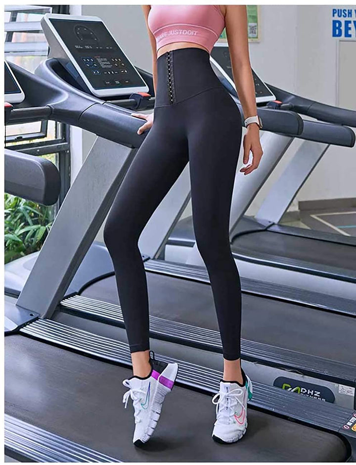 Compression Leggings | Supportive & Stylish Activewear-Black-S-State of Style