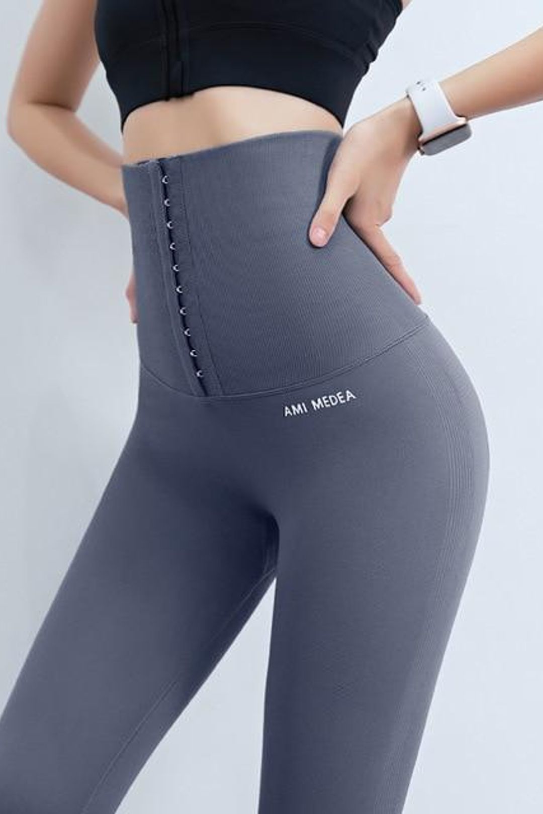 Compression Leggings | Supportive & Stylish Activewear-Grey-S-State of Style