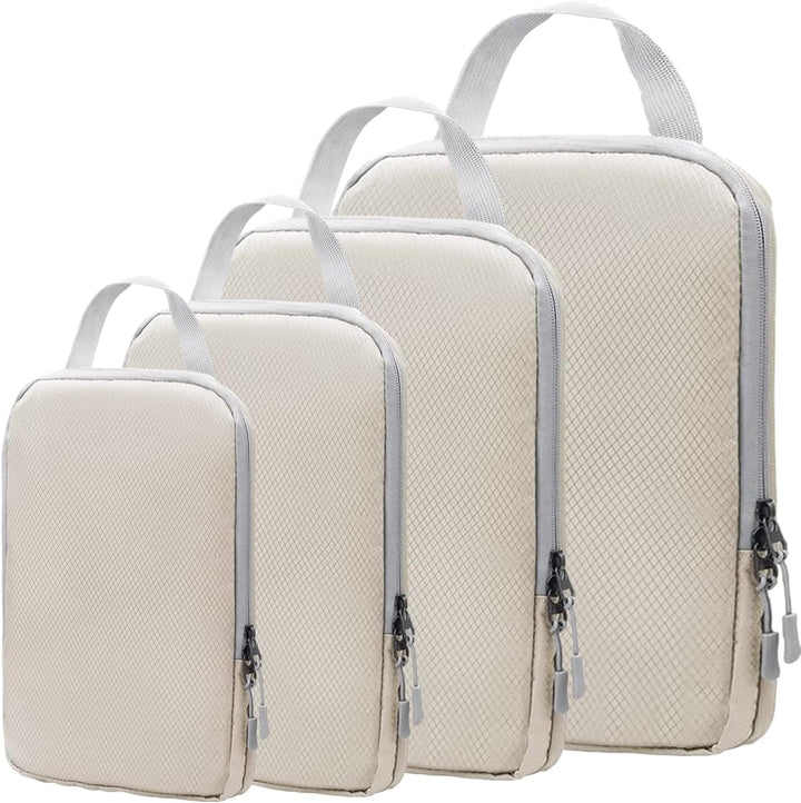 Expandable Compression Packing Cubes Set – 4pcs Travel Organisers