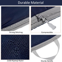 Expandable Compression Packing Cubes Set – 4pcs Travel Organisers