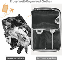 Expandable Compression Packing Cubes Set – 4pcs Travel Organisers