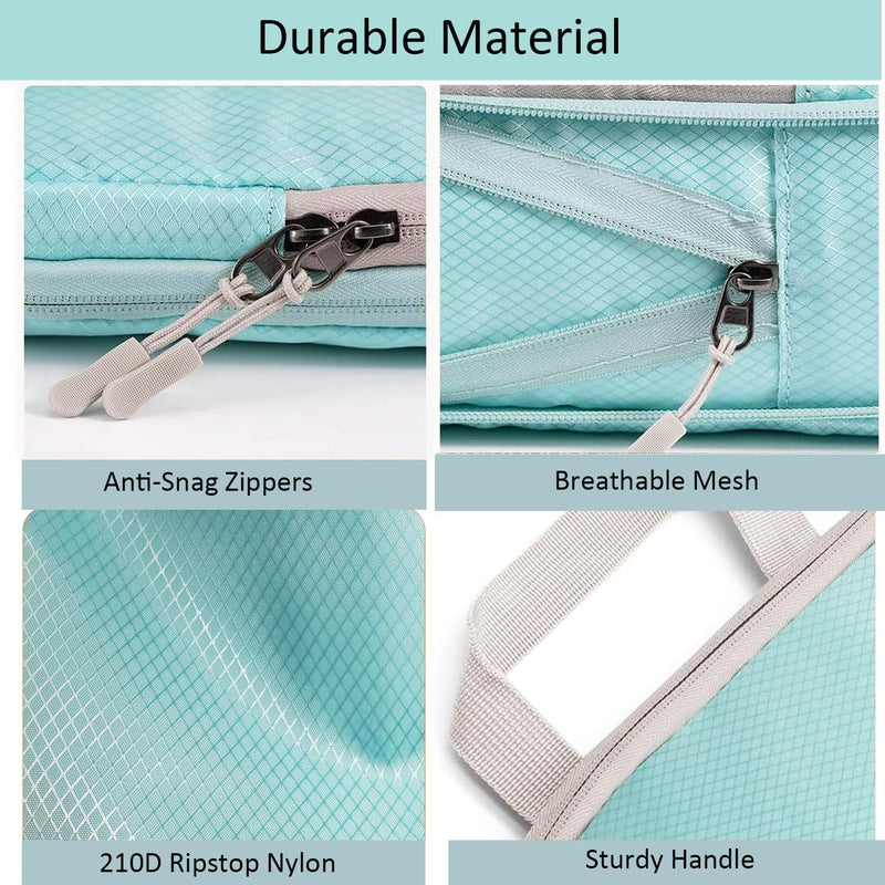 Expandable Compression Packing Cubes Set – 4pcs Travel Organisers
