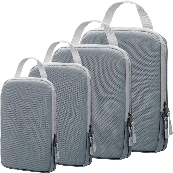 Expandable Compression Packing Cubes Set – 4pcs Travel Organisers