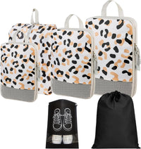Expandable Compression Packing Cubes Set – 4pcs Travel Organisers