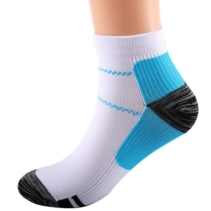 Compression Socks for Daily Comfort | Pain Relief & Support-White Blue-3.0 - 6.5-State of Style