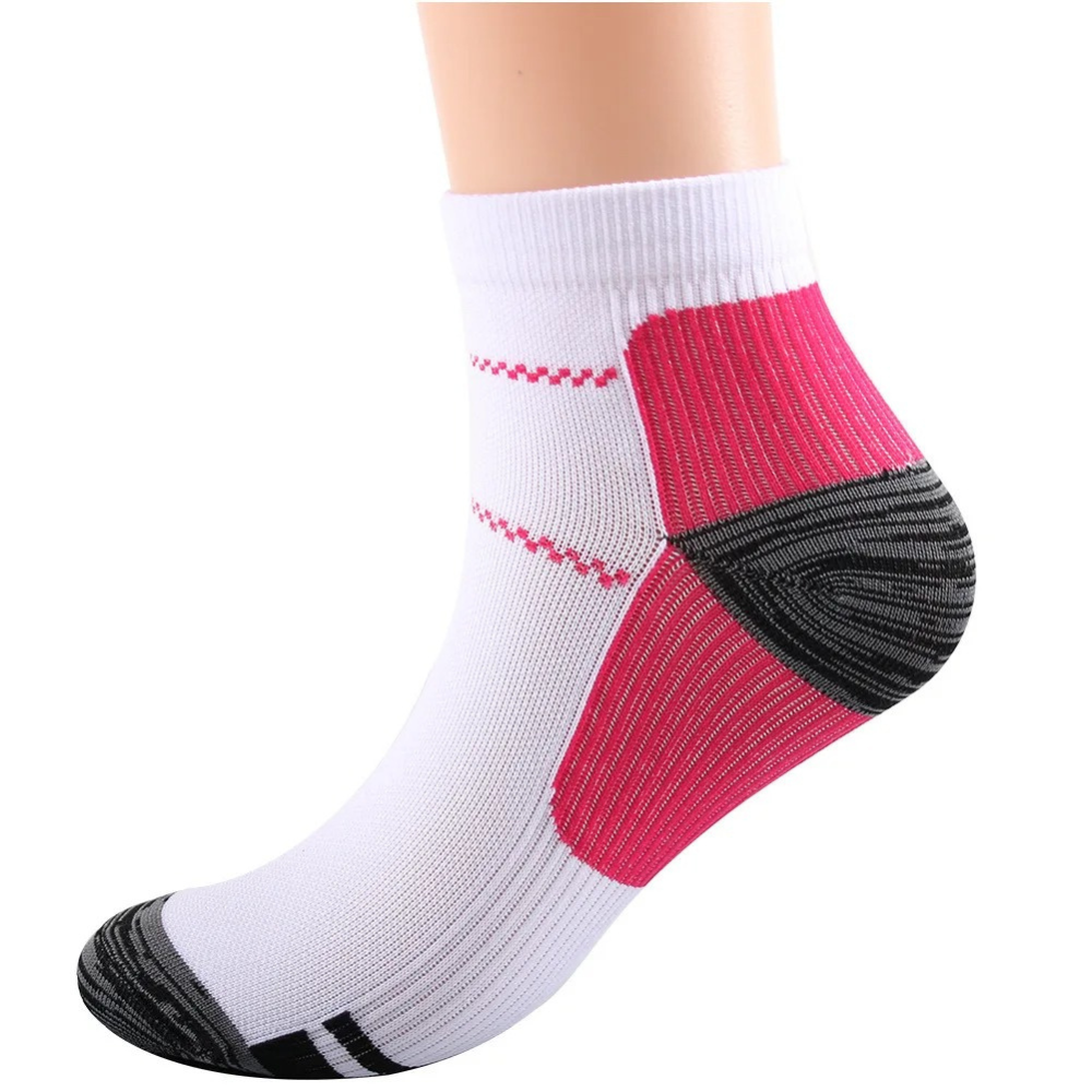 Compression Socks for Daily Comfort | Pain Relief & Support-White Pink-3.0 - 6.5-State of Style