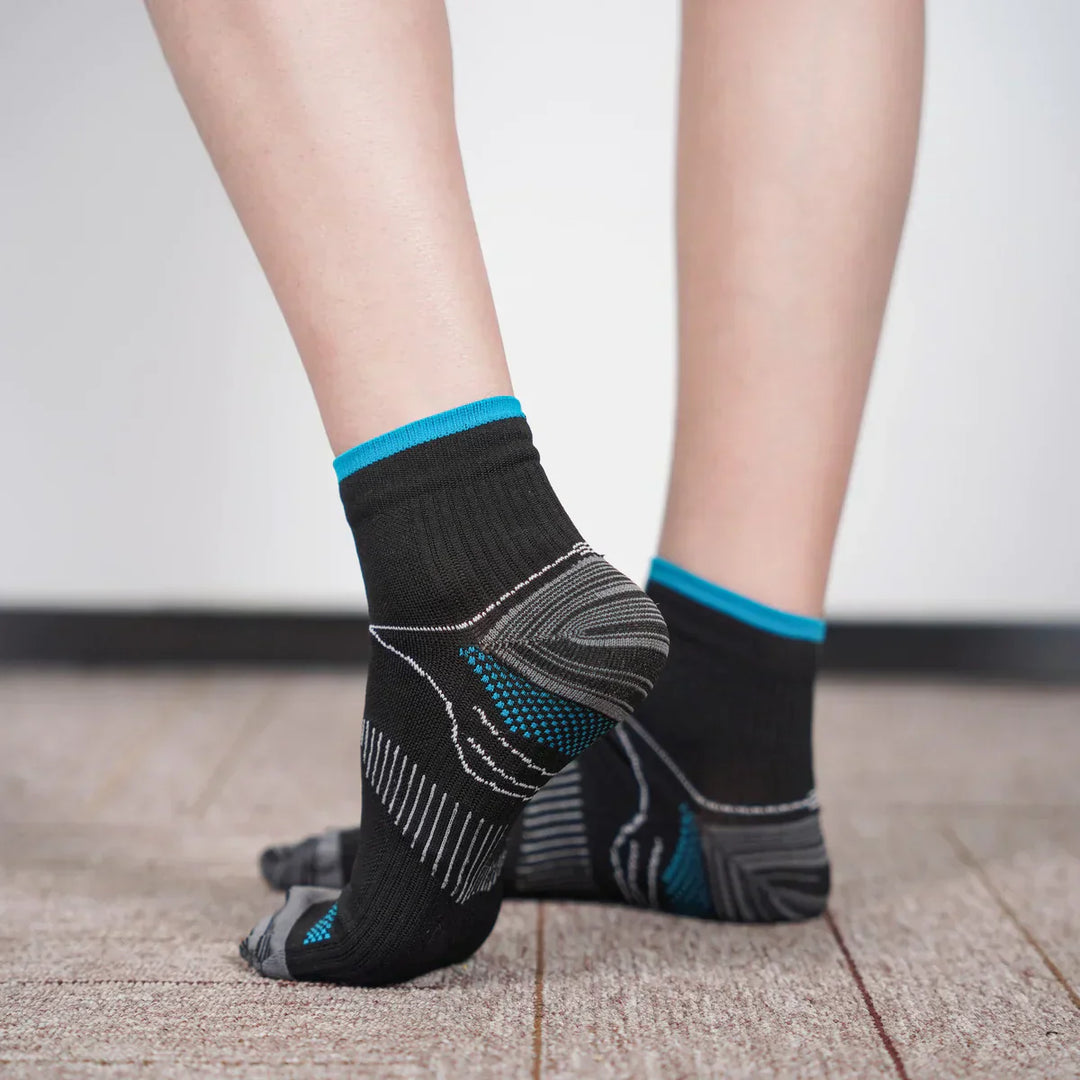 Compression socks - TheraSupport-2 Pairs black + 2 pairs white-2.5 - 9.0-State of Style