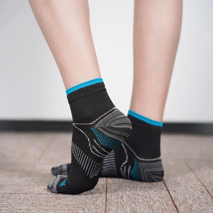 Compression socks - TheraSupport-2 Pairs black + 2 pairs white-2.5 - 9.0-State of Style