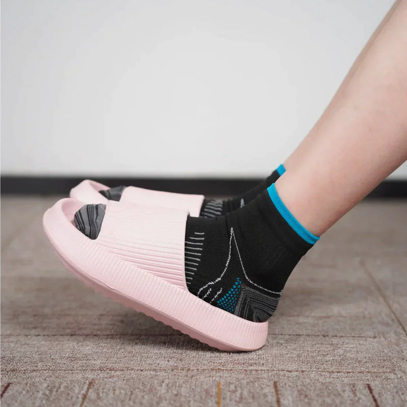 Compression socks - TheraSupport-2 Pairs black + 2 pairs white-2.5 - 9.0-State of Style