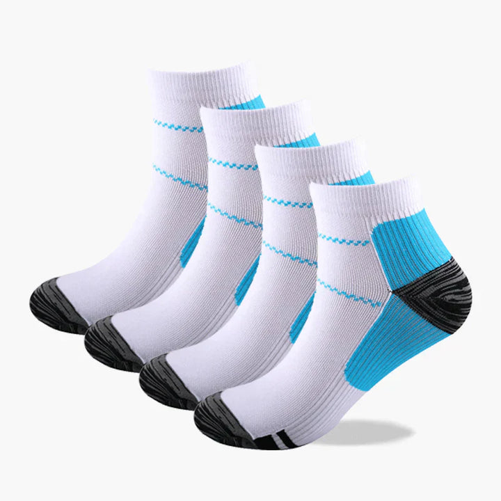Compression Socks - TheraSupport-2 Pairs Black + 2 Pairs White-34-39-State of Style