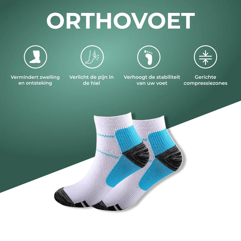 Compression Socks - TheraSupport-2 Pairs Black + 2 Pairs White-34-39-State of Style