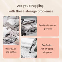 Compression Storage Bags - VacuumEase-Beige-L(52 × 42 × 30 cm)-State of Style