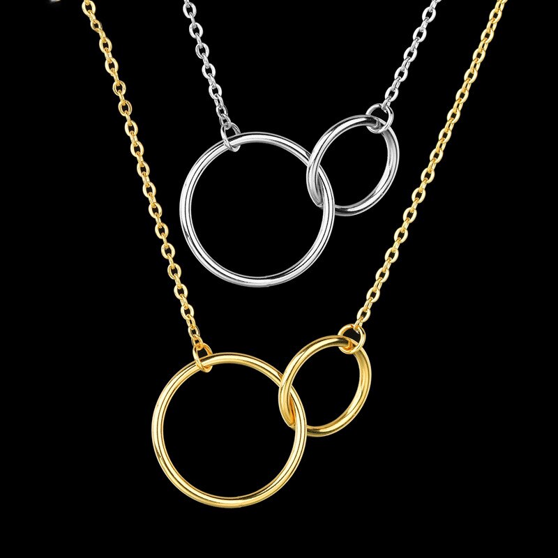 Connected Necklace | Stylish Everyday Jewellery-Gold-48cm-State of Style