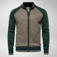 ConnorsVest | Striped Knit Cardigan for Men-Dark Green-XS-State of Style