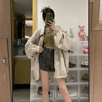 Constance Baggy Jacket For Women | Stylish & Comfortable-Apricot-S-State of Style