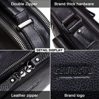 Genuine Leather Crossbody Messenger Bag – Corvin