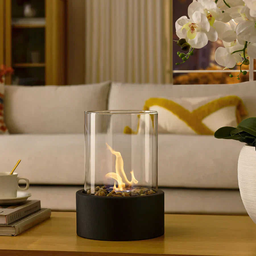 Contemporary Portable Fire Source - GlowFlicker-State of Style