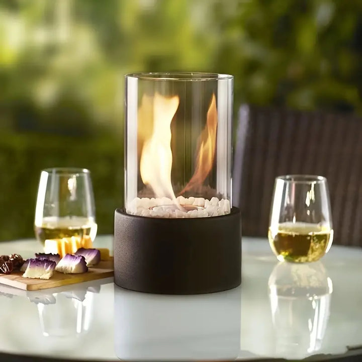 Contemporary Portable Fire Source - GlowFlicker-State of Style