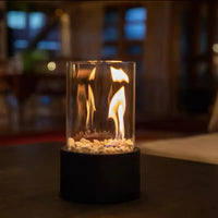 Contemporary Portable Flame Source - GlowFlicker-State of Style