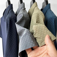 Contour Casual Polo Shirt | Comfortable Men's Top-Imperial Blue-S-State of Style