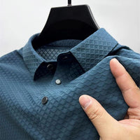 Contour Casual Polo Shirt | Comfortable Men's Top-Imperial Blue-S-State of Style