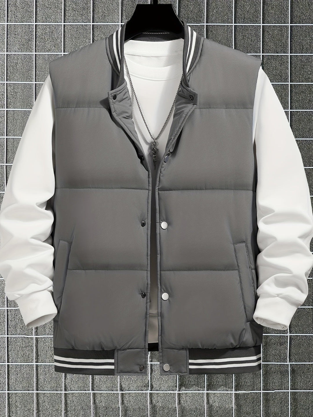Contrast Colour Striped Vest – Noah-Black-XS-State of Style
