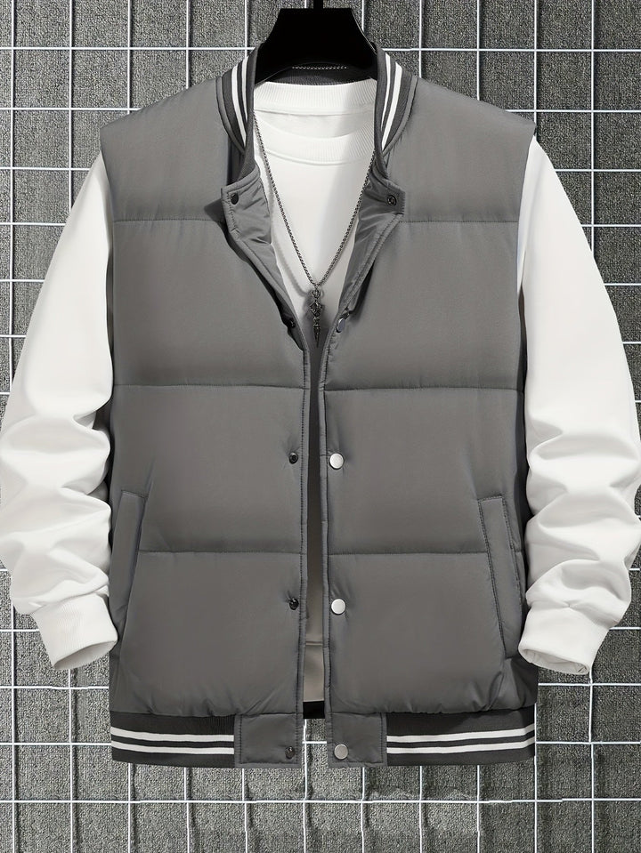 Contrast Colour Striped Vest – Noah-Black-XS-State of Style