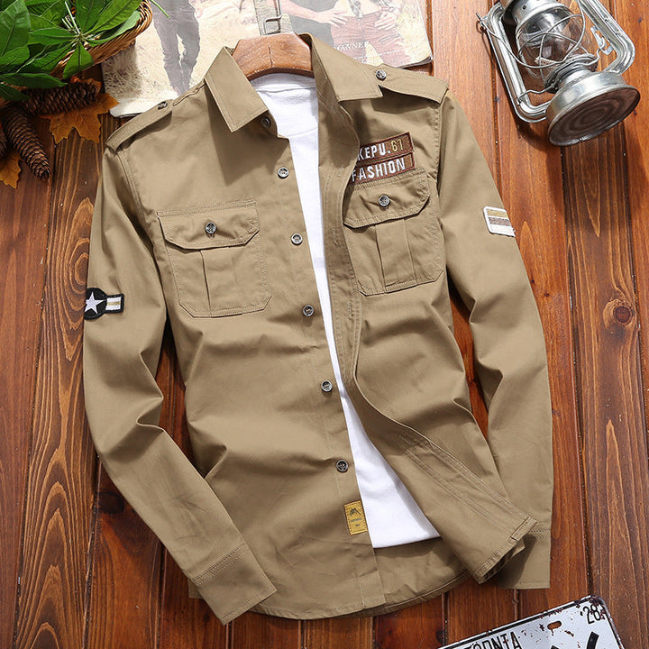 Cool Cargo Shirt for Men - Milan-Khaki-3XS-State of Style