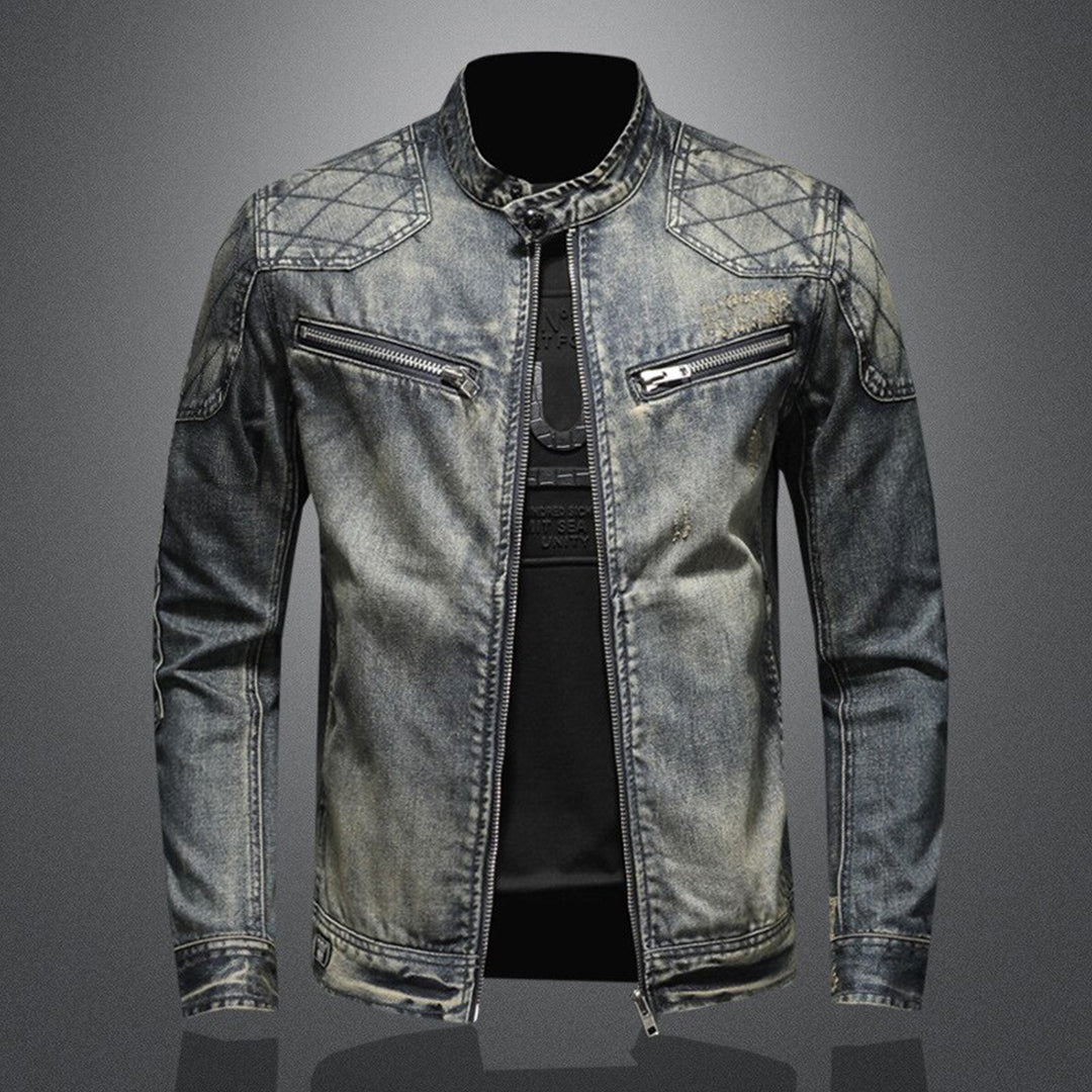 Cool Denim Jacket for Men - Rafael-Denim without Flag-S-State of Style