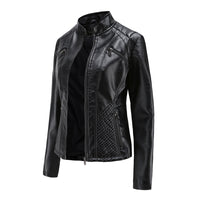Cool Leather Ladies Jacket - Nova-Brown-XS-State of Style