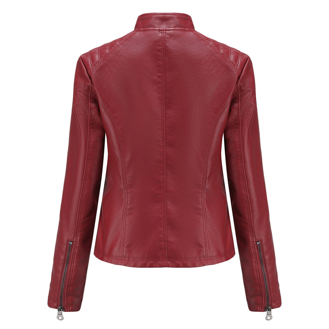 Cool Leather Ladies Jacket - Nova-Brown-XS-State of Style