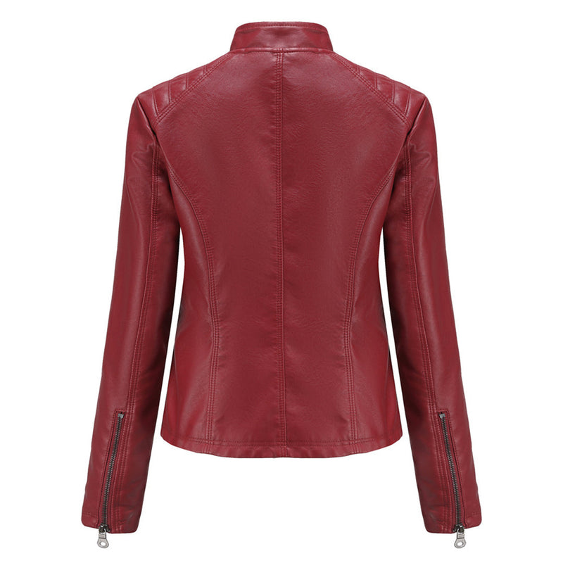 Cool Leather Ladies Jacket - Nova-Brown-XS-State of Style