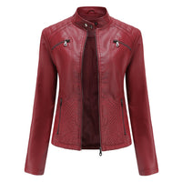 Cool Leather Ladies Jacket - Nova-Red-XS-State of Style