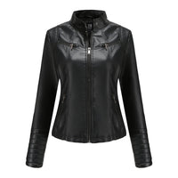 Cool Leather Women's Jacket – Elin-Black-XS-State of Style