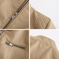 Cool Leather Women's Jacket – Elin-Black-XS-State of Style