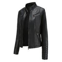 Cool Leather Women's Jacket – Elin-Black-XS-State of Style