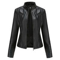 Cool Leather Women's Jacket – Elin-Black-XS-State of Style