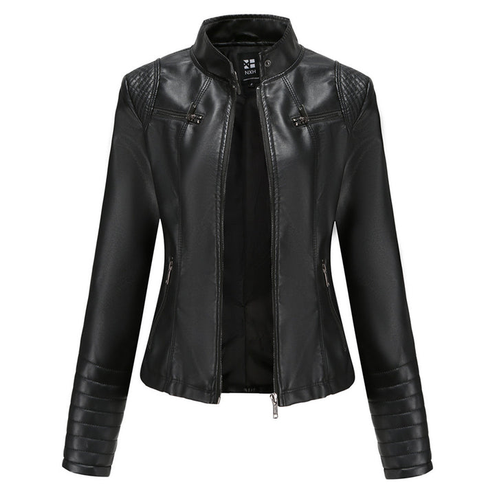 Cool Leather Women's Jacket – Elin-Black-XS-State of Style