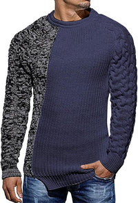 Cool Men's Sweater - Damian-Blue Grey-M-State of Style