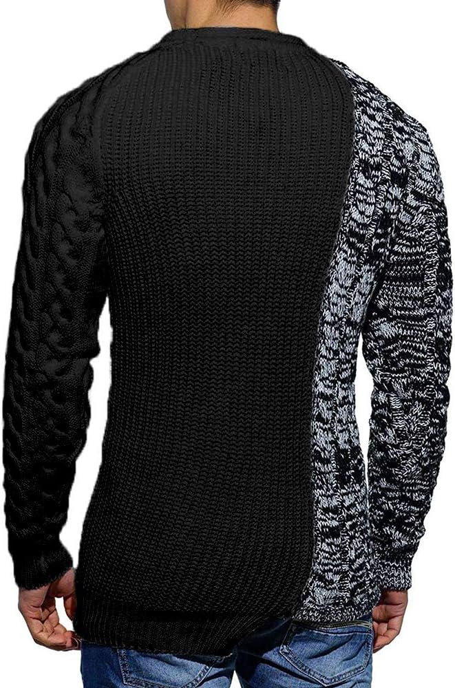 Cool Men's Sweater - Damian-White Grey-M-State of Style