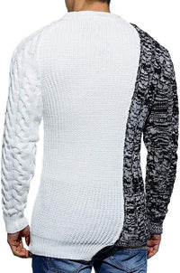 Cool Men's Sweater - Damian-White Grey-M-State of Style