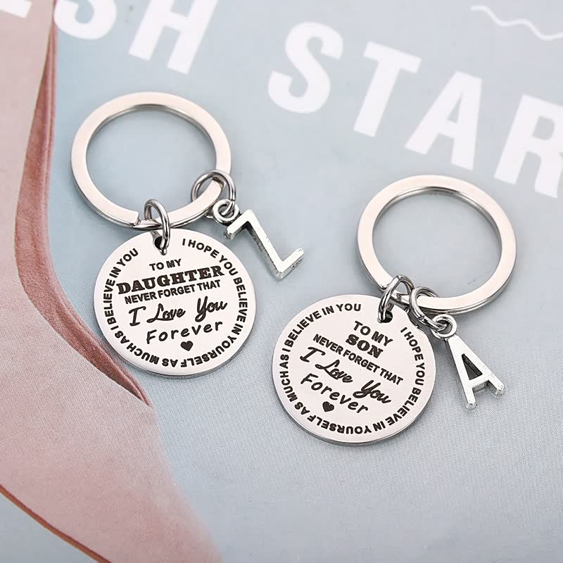 CoolHanger | Stainless Steel Keychain-Keychain A-Silver: Daughter-30mm-State of Style
