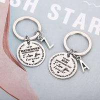 CoolHanger | Stainless Steel Keychain-Keychain A-Silver: Daughter-30mm-State of Style