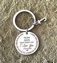 CoolHanger | Stainless Steel Keychain-Keychain A-Silver: Daughter-30mm-State of Style