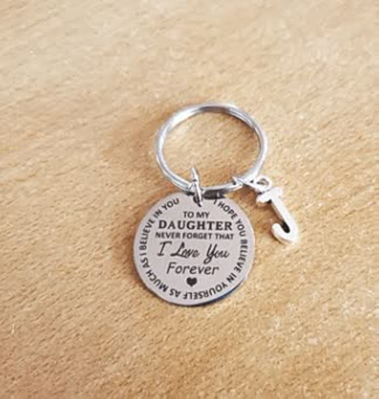 CoolHanger | Stainless Steel Keychain-Keychain A-Silver: Daughter-30mm-State of Style