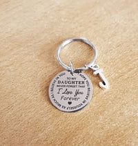 CoolHanger | Stainless Steel Keychain-Keychain A-Silver: Daughter-30mm-State of Style