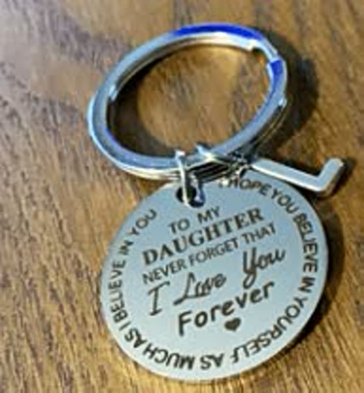 CoolHanger | Stainless Steel Keychain-Keychain A-Silver: Daughter-30mm-State of Style