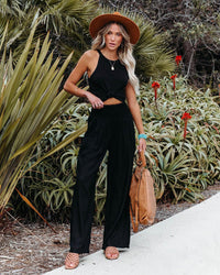 CoolPants | Women's Linen Pants-White-S-State of Style